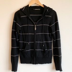Ed Hardy Striped Black Jacket